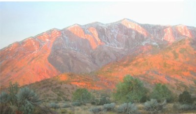 Placitas Artists - Sandia Sunset  Aturo Chavez