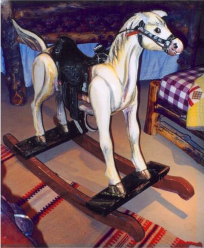 Placitas Artists - Rocking Horse - Gene McClain