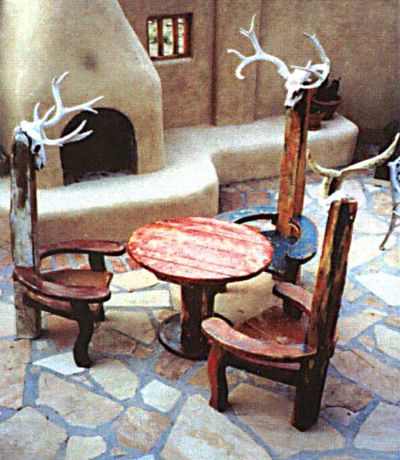 Placitas Artists - Skull Chairs - Gene McClain